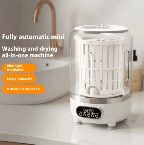 Swift Wash USB Portable Mini Washing Machine Automatic Compact Travel Washer With Spin Dehydration green
