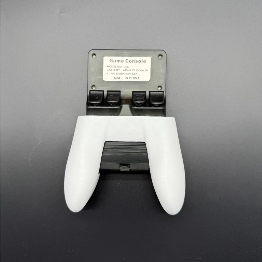 R36S Game Console Grip Handle Ergonomic R36S Controller Grip Upgraded Gaming Accessory white