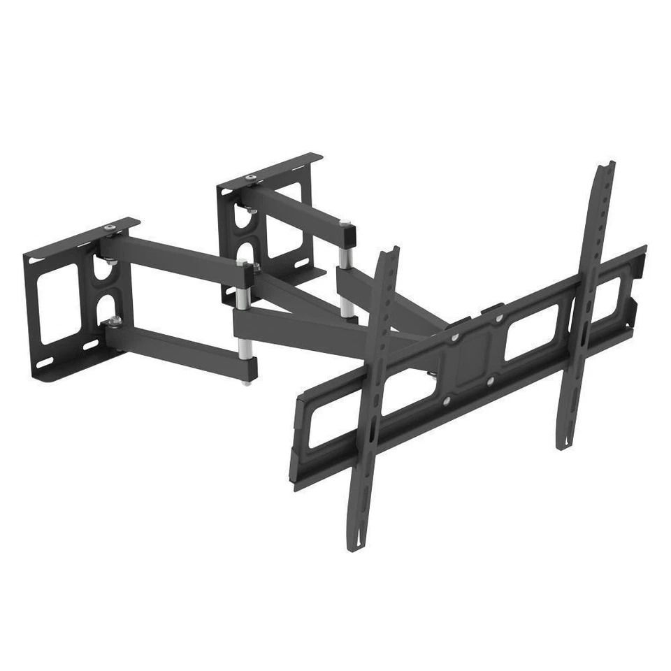 Full Motion TV Wall Mount Bracket For TVs, Adjustable Swivel And Tilt, Heavy Duty Steel Construction Full Motion TV Wall Mount Bracket For TVs, Adjustable Swivel And Tilt, Heavy Duty Steel Construction