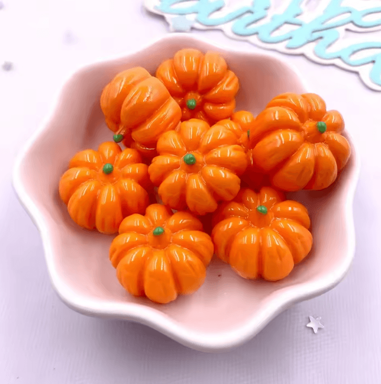 Kawaii 3D Pumpkin Resin Flatback Charms Set For DIY Crafts And Jewelry Making Kawaii 3D Pumpkin Resin Flatback Charms Set For DIY Crafts And Jewelry Making