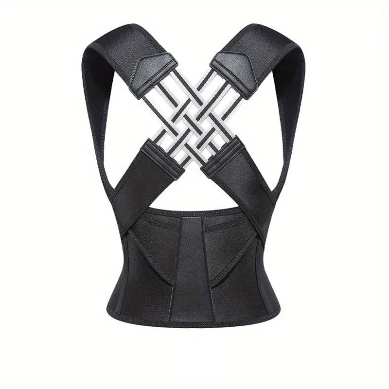 Ergonomic Dual Zone Spinal Realignment Brace black xl