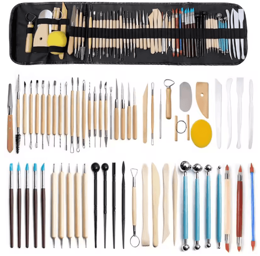ProCraft Clay Sculpting Tool Set Complete Pottery Tools Kit For Polymer Clay & Ceramics 13pcs No Bag
