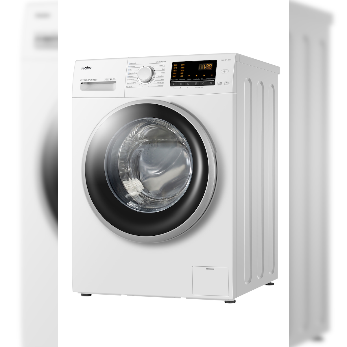 Haier HW80-BP1439N Waschmaschine Frontlader 8 kg 1400 RPM A Weiß
