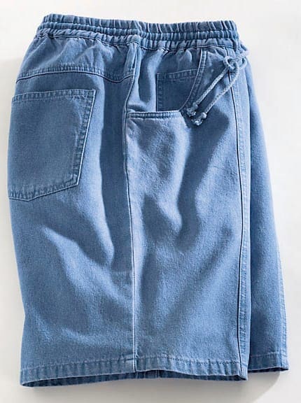 Bermudas CLASSIC, Herren, Gr. 54, Normalgrößen, blau (blau, bleached), 100% Baumwolle, unifarben, kurz, Hosen Bermudas Image