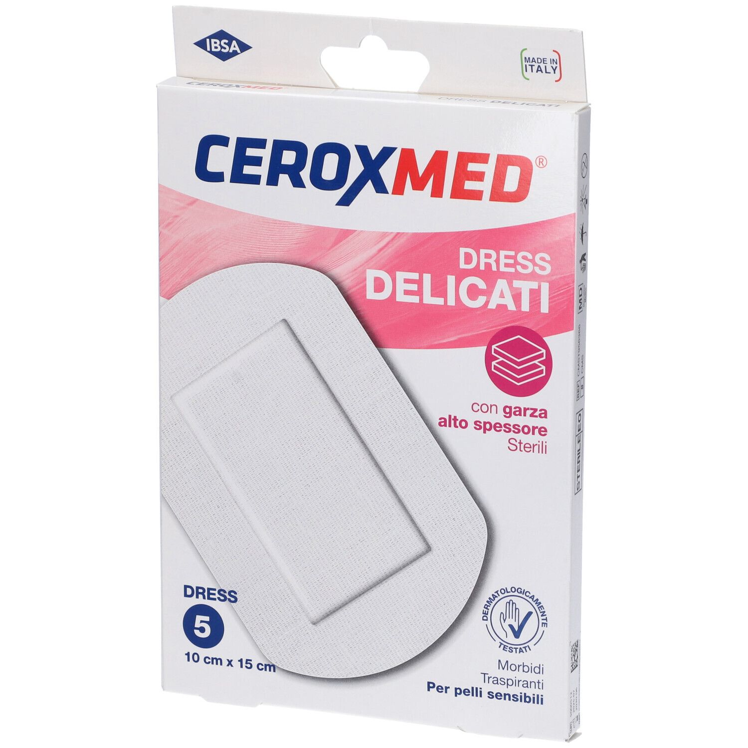 Ceroxmed Dress Delicati Con Garza Alto Spessore Per Pelli Sensibili 10