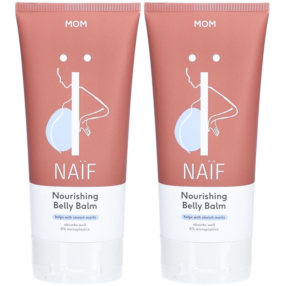 Naïf Nourishing Belly Balm 150ml x2 2x150 ml Balsam