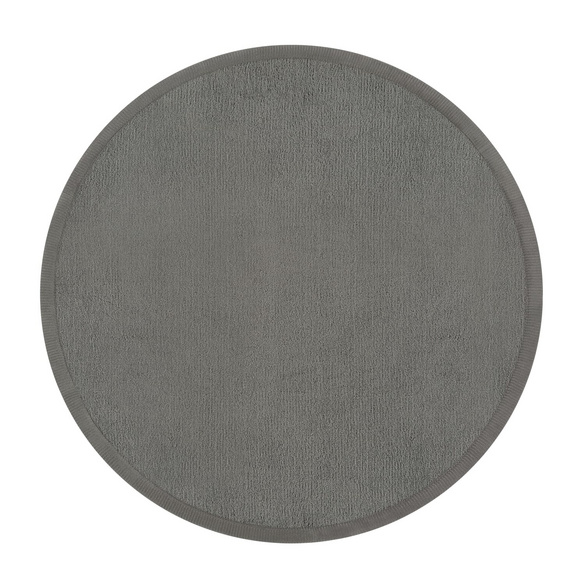 Kurzflor-Teppich TATAMI 475 Grau Rund Paco Home Image