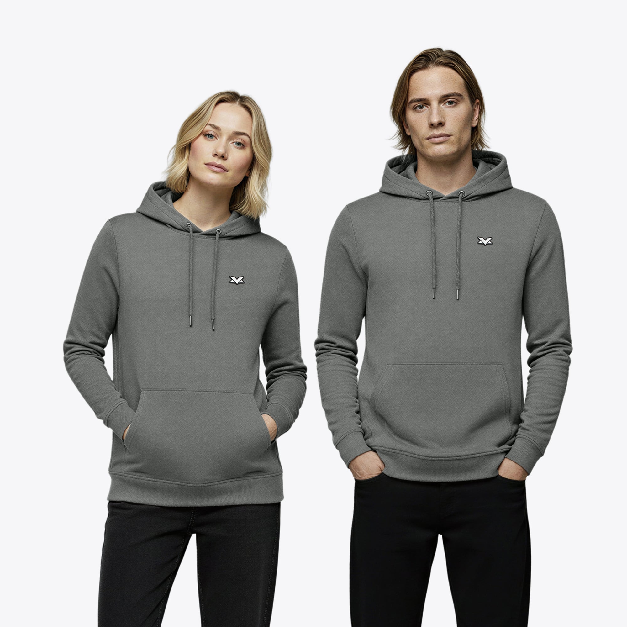 Sweat à capuche MV Official Essentials - Gris - unisexe Taille: XL