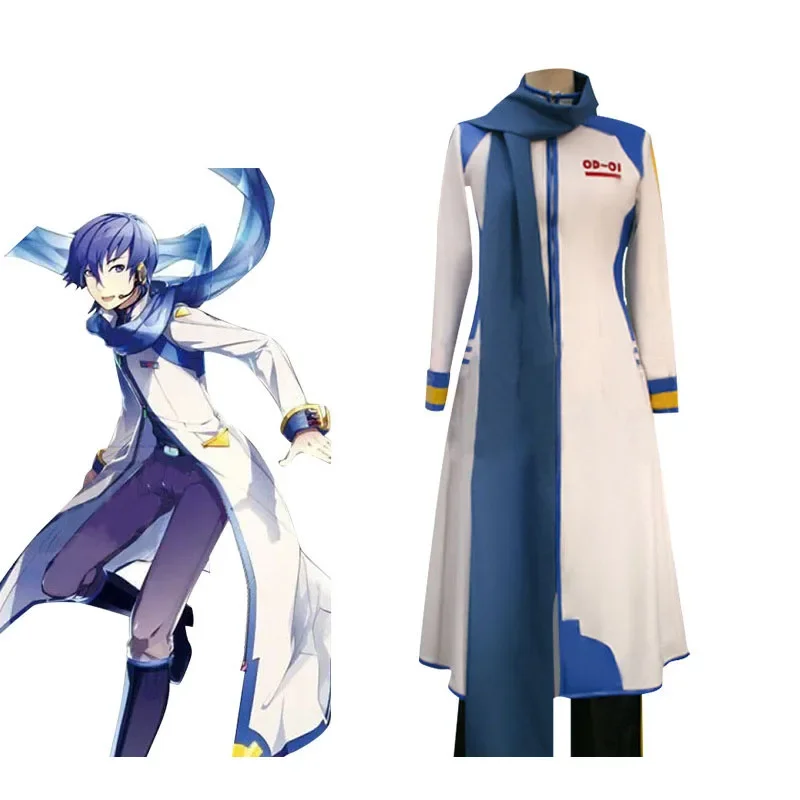 Anime Kaito Cosplay Kostüm Sänger Älteste Bruder Uniformen Kostüme Kaito Formel Kleidung Halloween Bühne Leistung für Männer Image