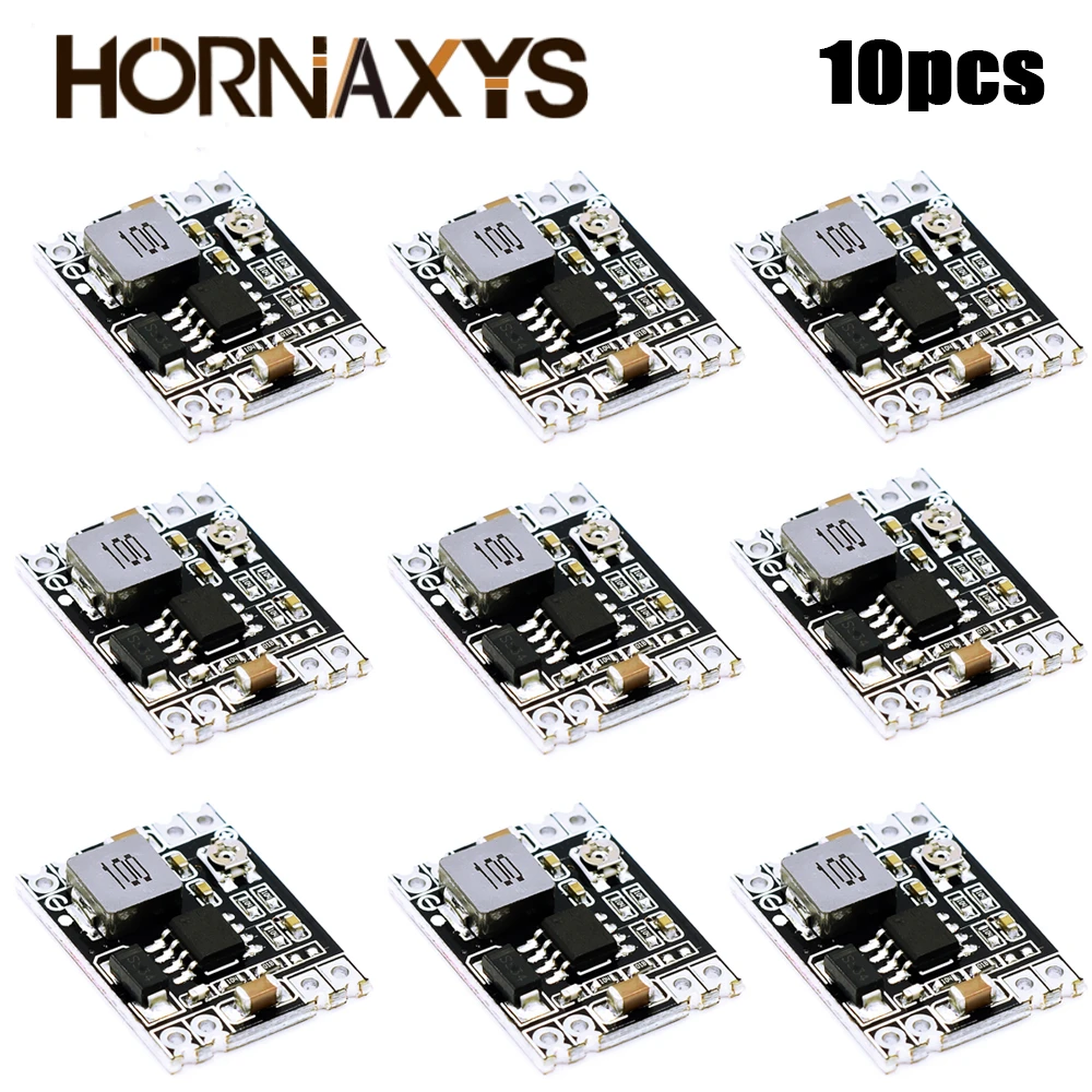 10 pz DC-DC 3A Buck Step-down Modulo di Alimentazione MP1584EN 5 V-12 V 24 V a 5 V 3.3 V 9 V 12 V Uscita Fissa per Arduino Sostituire LM2596