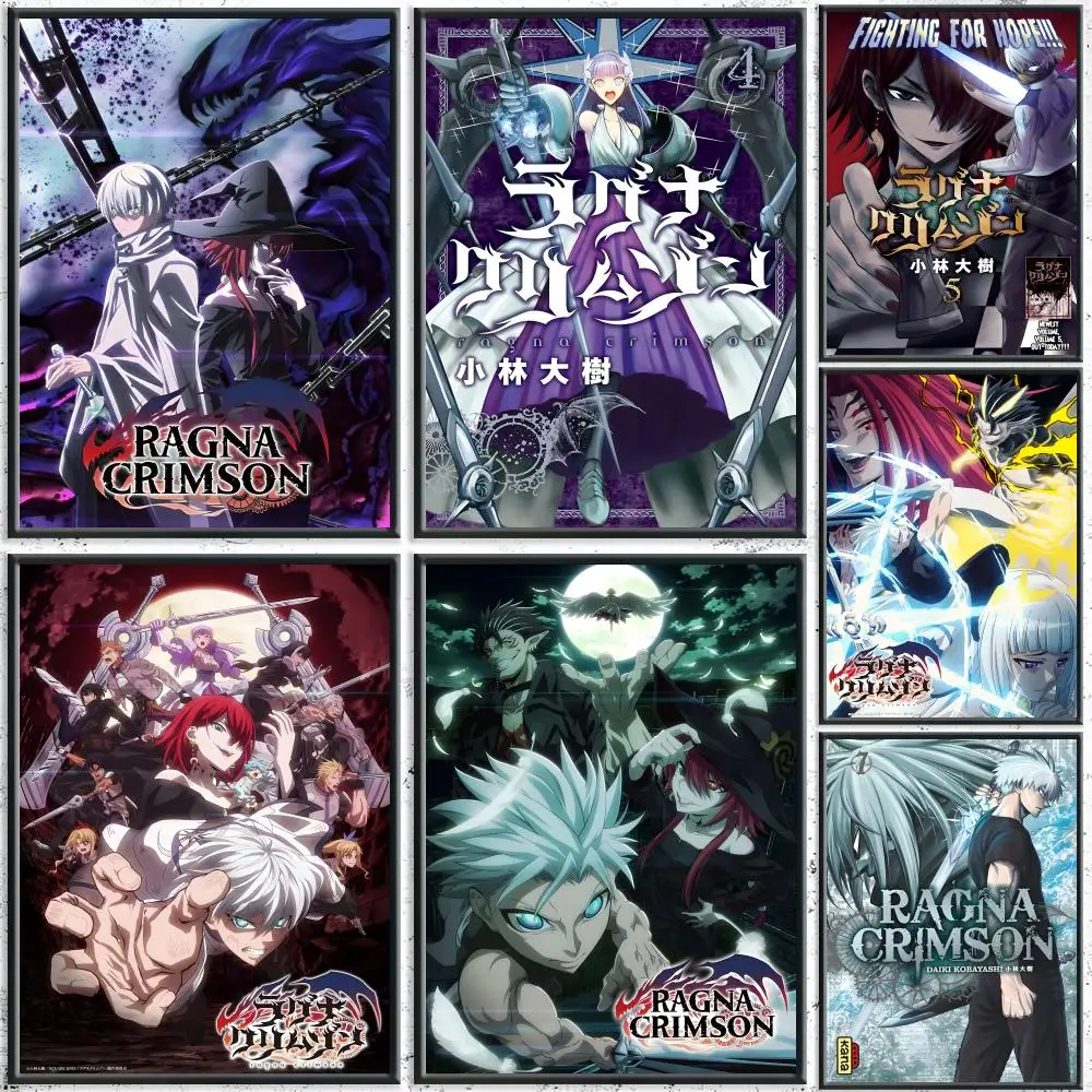 Fantasy Anime Ragna Crimson Poster HD wasserdichte selbstklebende Wandkunst – Verwendung in mehreren Szenen, Top-Geschenk-Pick Image