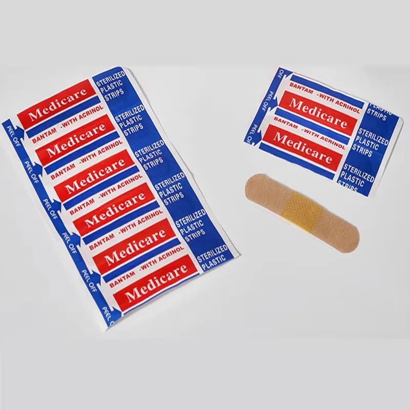 10-200 stücke Verband Notfall Erste Hilfe Verband Gips Vliesstoff Wasserdicht Atmungsaktiv Sterile Wunde Paste Medic Pflaster Image
