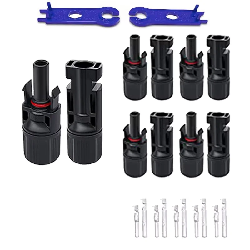 5 Paare/los Solar Anschlüsse mit 2 stücke Spanner Wasserdichte Solar Panel Stecker SOLAR PV Stecker Für Solar kabel 2,5/ 4/6mm2