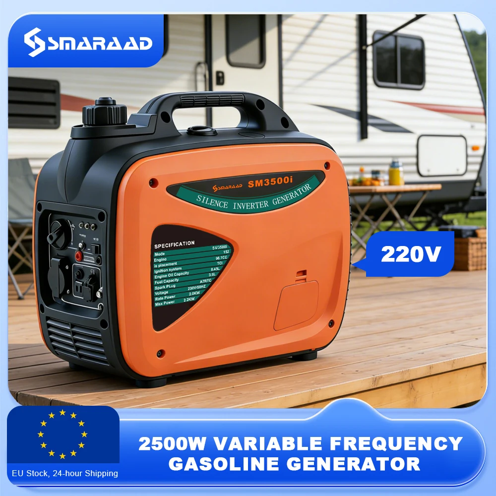 3500I Gasbetriebener Tragbarer Inverter-Generator Superleise für Camping, Tailgating, Notfälle zu Hause Image