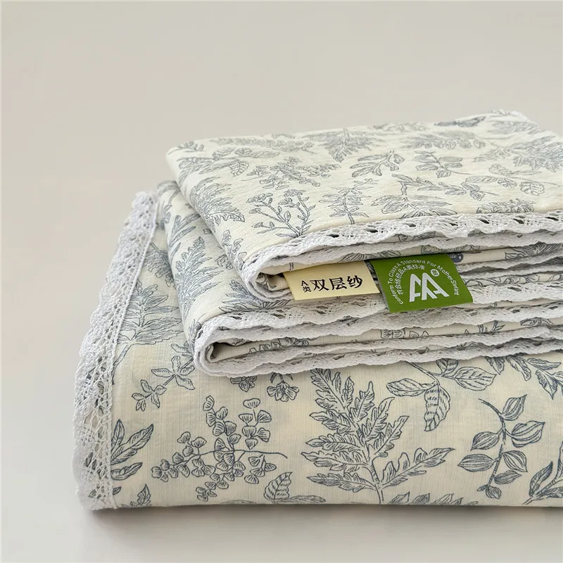 Weiches, flaches Bettlaken, bedrucktes Bettlaken, hautfreundliches Bettwäsche-Spitzenlaken für Zuhause, Omnaas Para Cama (Kissenbezug, der Bestellung benötigt) Image