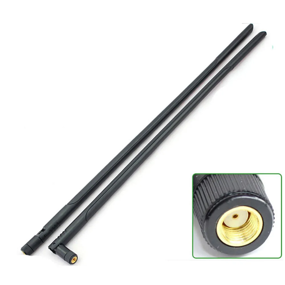 1 stücke 2,4G 5,8G WIFI Antenne 12dBi High Gain RP Sma Omni Faltbare Antenne für Wireless Router netzwerk Booster Netword Karte Image