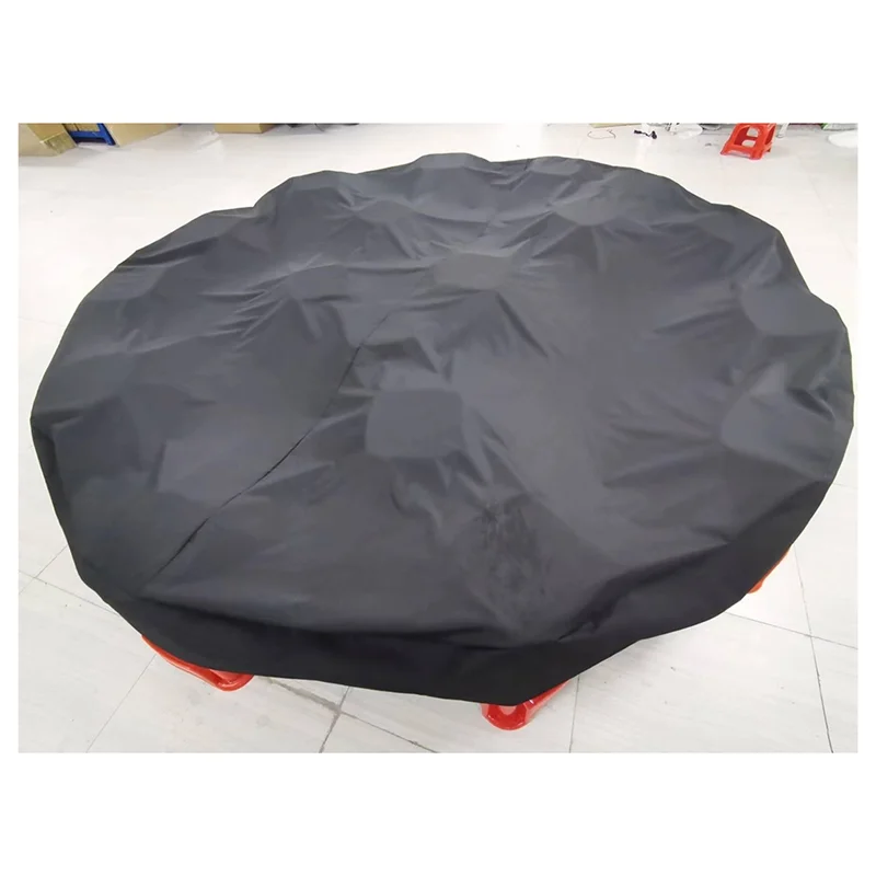 Couverture de piscine A72U, couverture de sécurité hors sol, couverture de piscine imperméable pour piscine gonflable ronde