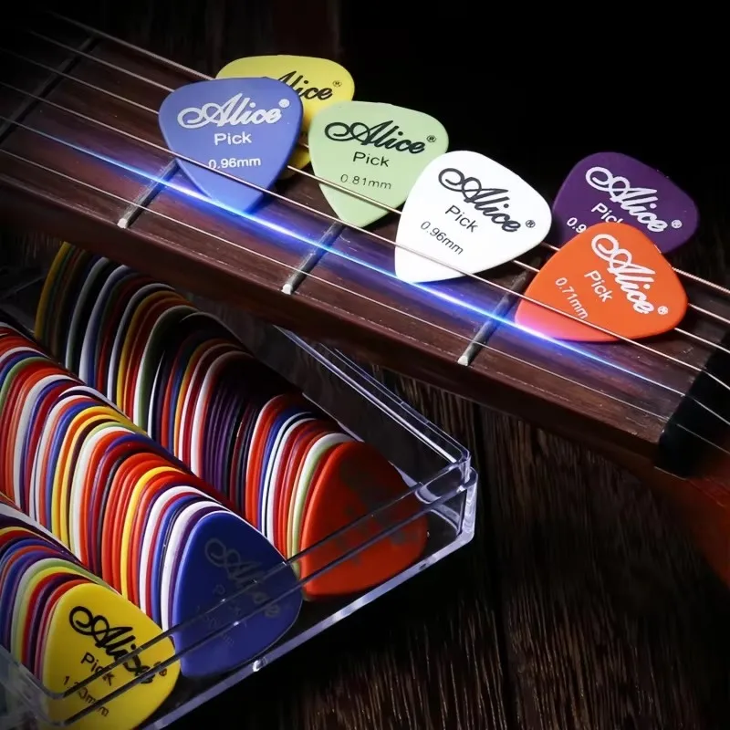 10-100 Stück Gitarrenplektren Original Sound E-Bass Moderatoren Gitarrenzubehör Dicke Musikinstrumente Kostenloser Versand Image