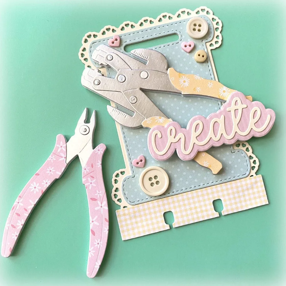 KSCRAFT-Mini bordures mémorydex, matrices de découpe en métal, pochoirs pour bricolage Scrapbooking, gaufrage décoratif, cartes en papier bricolage