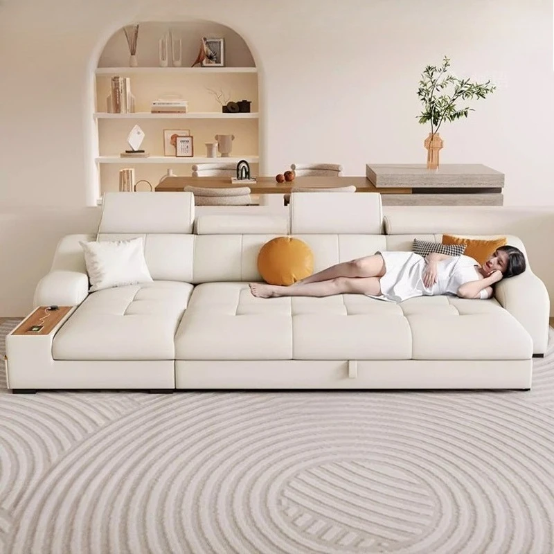 Modernes Luxus-Designer-Sofa im Nordischen Stil, Trendige Möbel, Neues Einzigartiges Wasserfestes Elektrisches Designer-Klappsofa