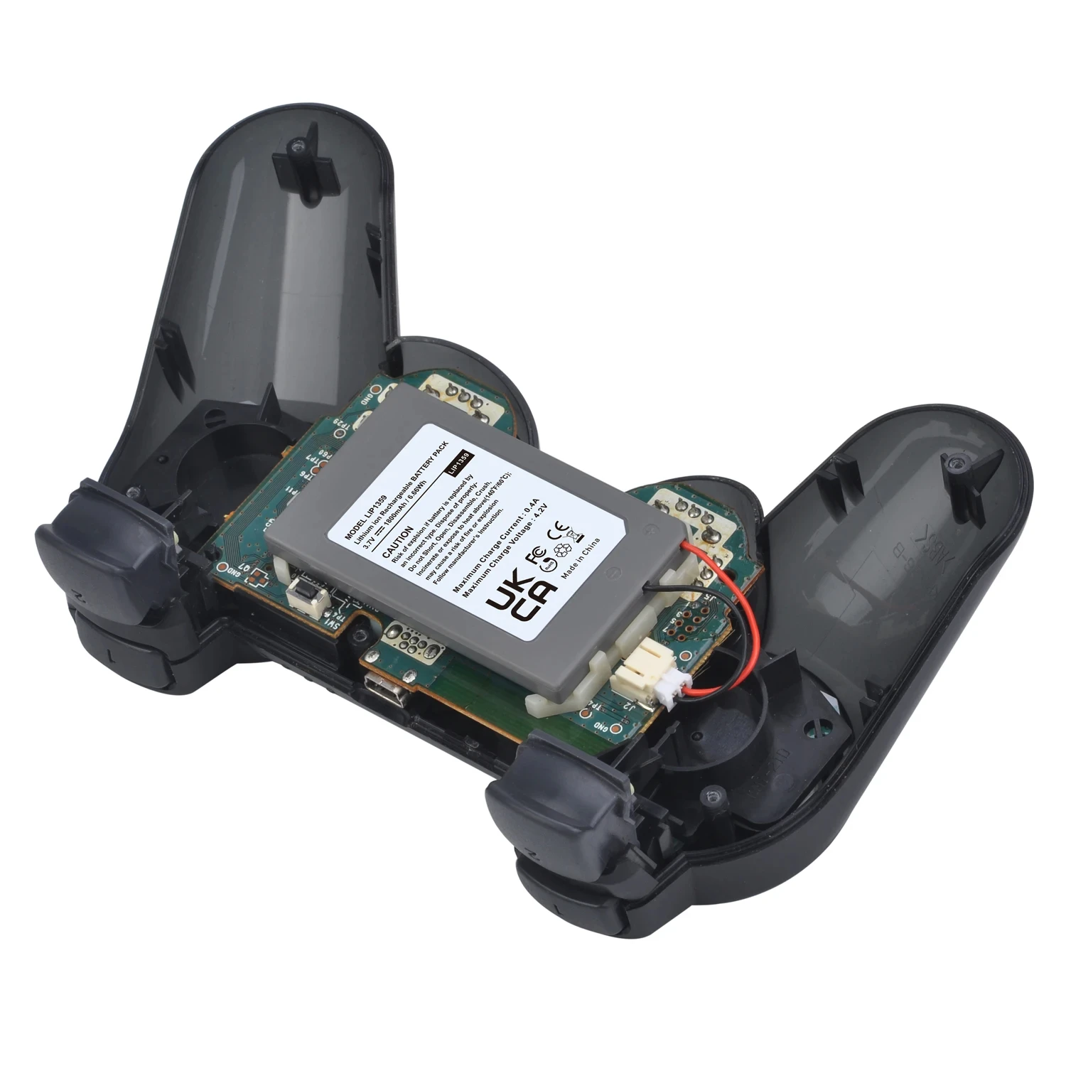 PS3-Controller-Akku, 1800 mAh LIP1359 Ersatzakku für Sony Playstation 3 Dualshock 3 CECHZC2E CECHZC2U Controller&USB