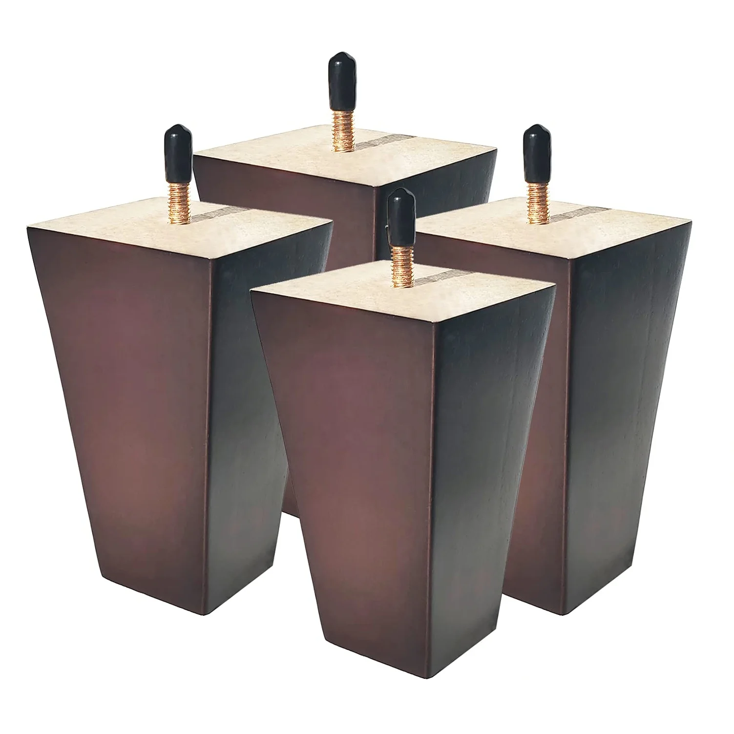 4 pollici mobili gambe in legno gambe per mobili divano divano cassettone Cabinet. In legno gambe sostituzione divano contemporaneo gambe