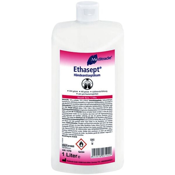 Meditrade Händedesinfektionsmittel Ethasept® 1000 ml Image