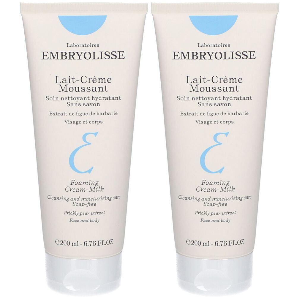 Embryolisse Lait-Crème Moussant x2 2x200 ml
