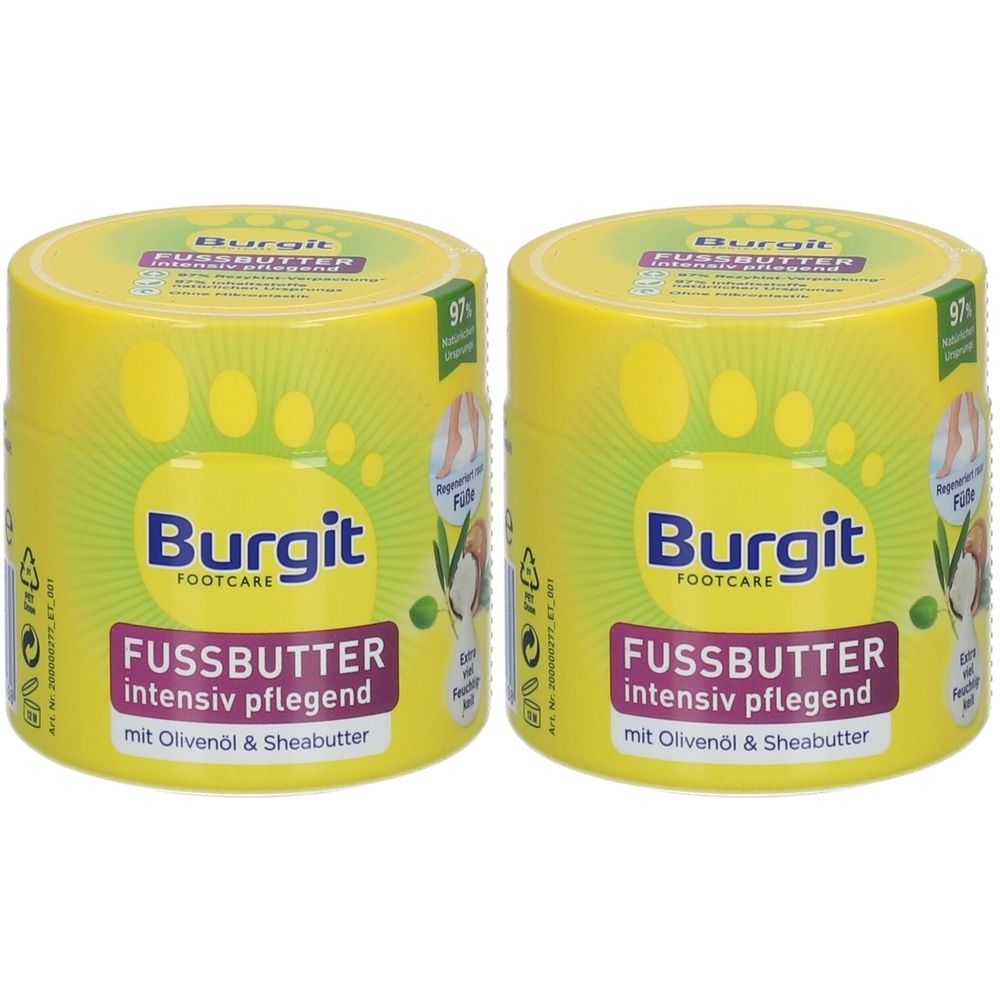 Burgit Intensiv Fußbutter x2 2x150 ml Creme