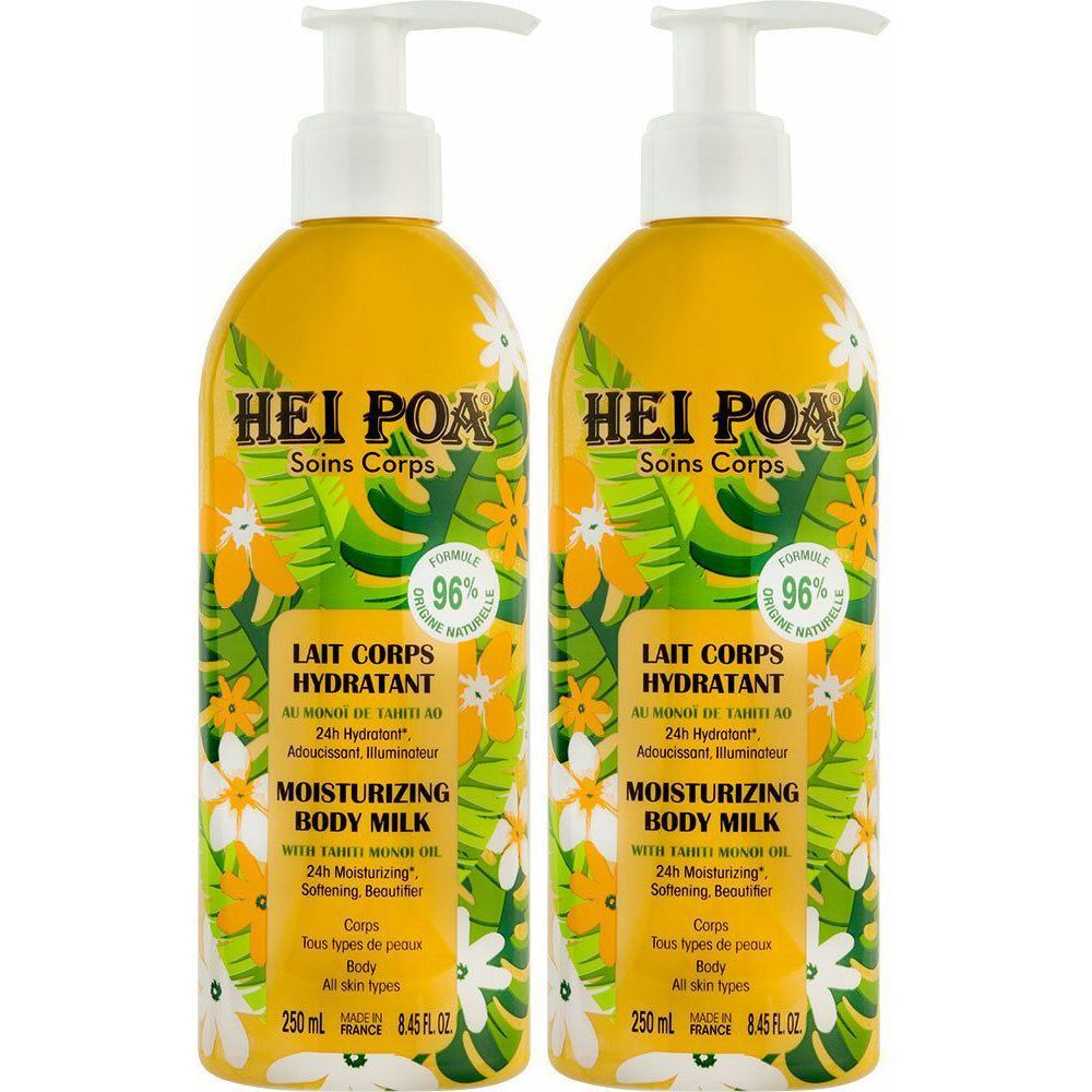 HEI POA Lait Corps Hydratant Monoï de Tahiti x2 2x250 ml Milch