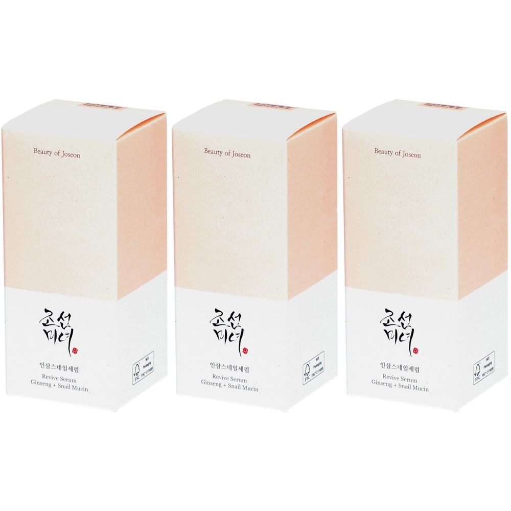 Beauty of Joseon Revive Serum: Ginseng + Snail Mucin x3 3x30 ml Serum