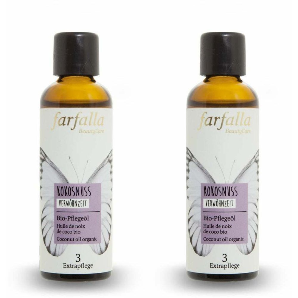 Farfalla Bio-Pflegeöl Kokosnuss 75 ml x2 2x75 Öl