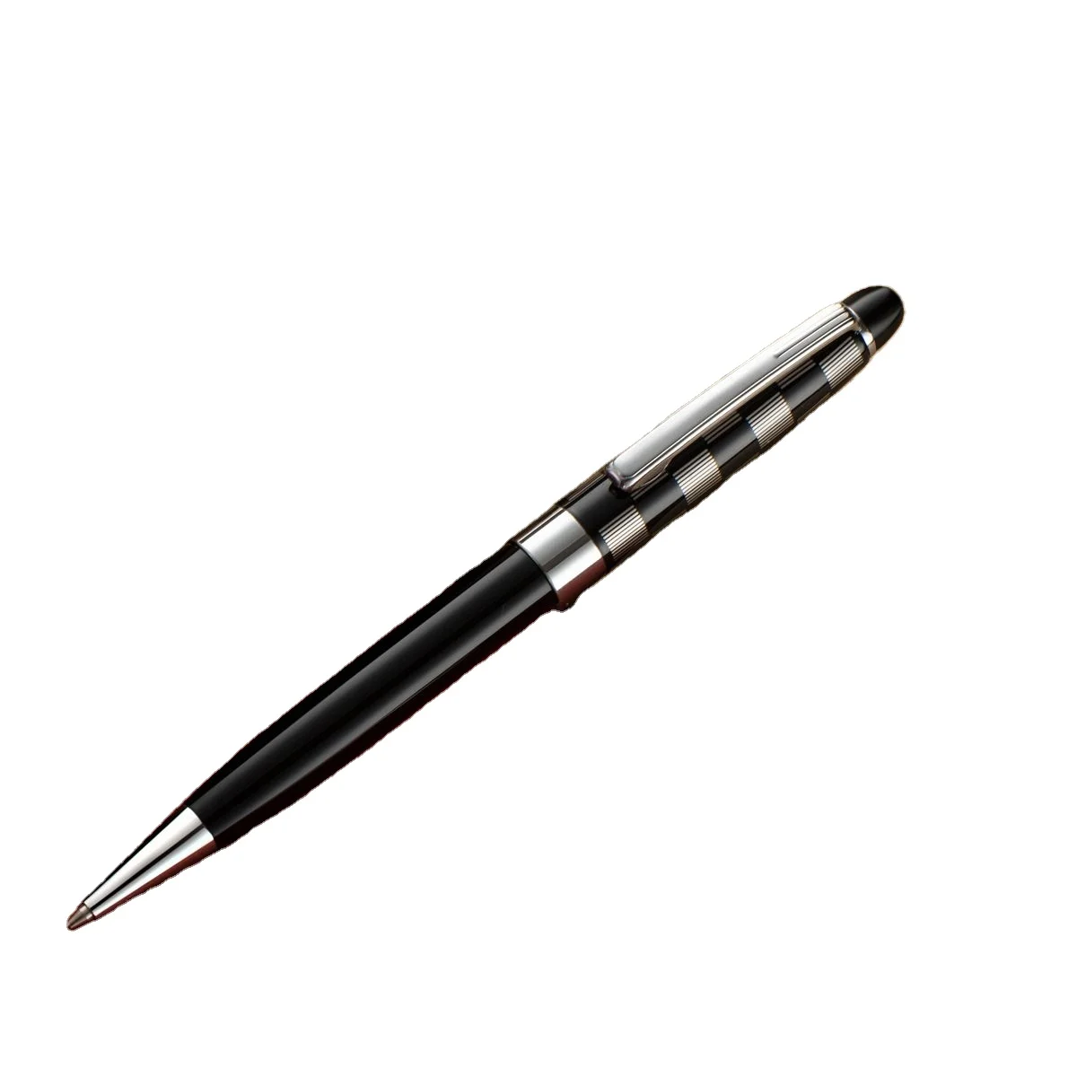 Penna a sfera di metallo di lusso all'ingrosso di alta qualità in metallo resort penna a sfera con LOGO personalizzato pesante per incisione penne a sfera