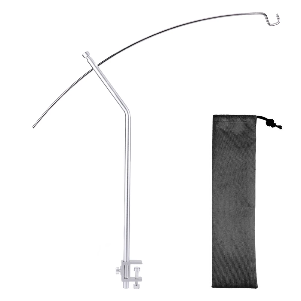 Abnehmbarer Laternenständer aus Aluminiumlegierung, tragbarer Lichtaufhänger für den Außenbereich, IGT-Tischlaternenaufhänger für Outdoor-Camping, Wandern Image