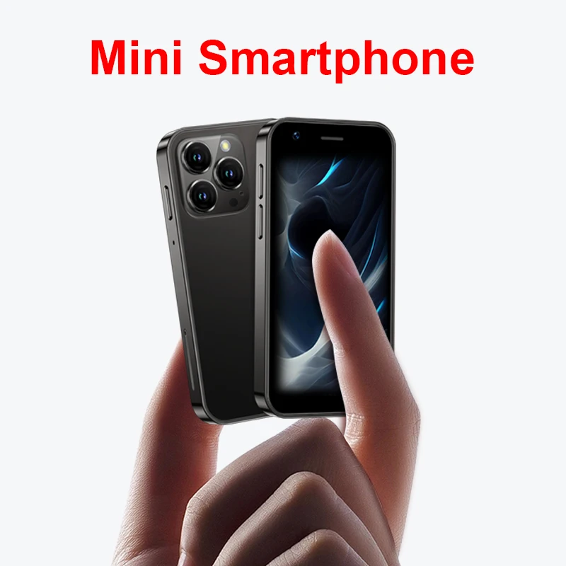 ONEMYTH XS15 Mini Smartphone, 3-Inch Small Screen, Play Store, Dual SIM Cards, Compact Phone, Small Phone