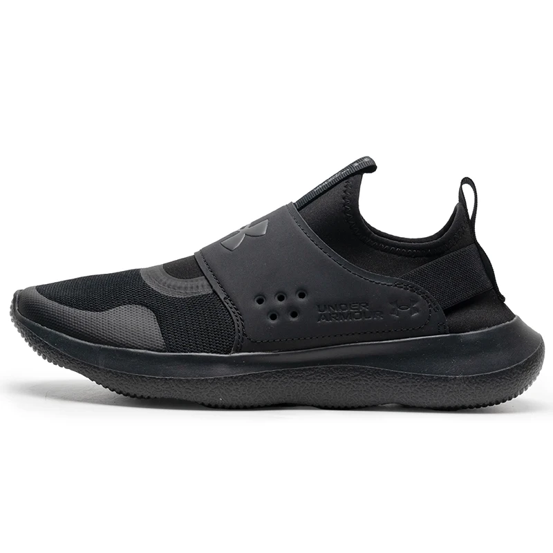 Underarmour Herrenschuhe, Slip-On-Sportschuhe, leicht, atmungsaktiv, schwarz, Laufschuhe, Trainingsschuhe, 3024870-003