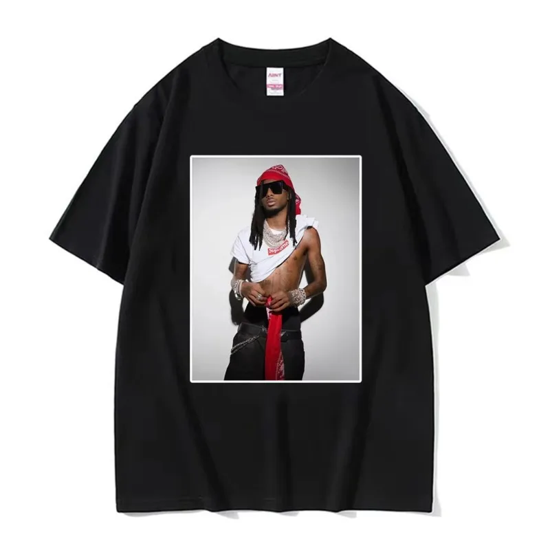 Playboi Carti inspiriertes Streetwear-T-Shirt im Vintage-Stil, Rap-Ästhetik, T-Shirt für Männer und Frauen, Harajuku, Hip Hop, hochwertige T-Shirts