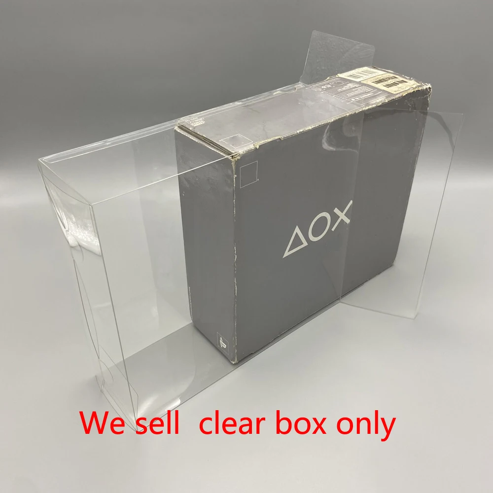 Clear Transparent Protective Storage Box for PlayStation One PSone Japan EU Version Plastic PET Collector's Storage Case