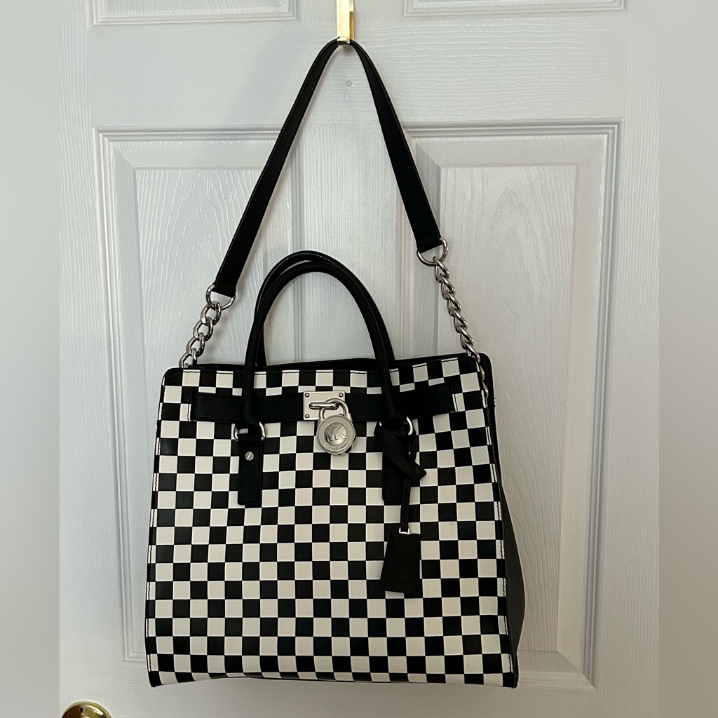 Michael Kors Bags | Black & White Vintage Michael Kors Handbag | Color: Black/White | Size: Os