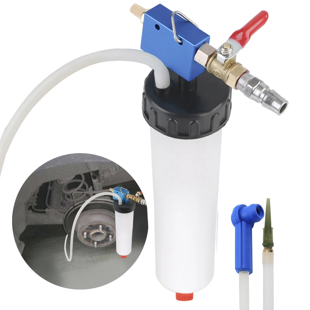 Strumento per il cambio dell'olio del liquido dei freni dell'auto Accessorio universale per auto Pompa dell'olio Frizione idraulica Spurgo dell'olio Kit di scarico per scambio vuoto