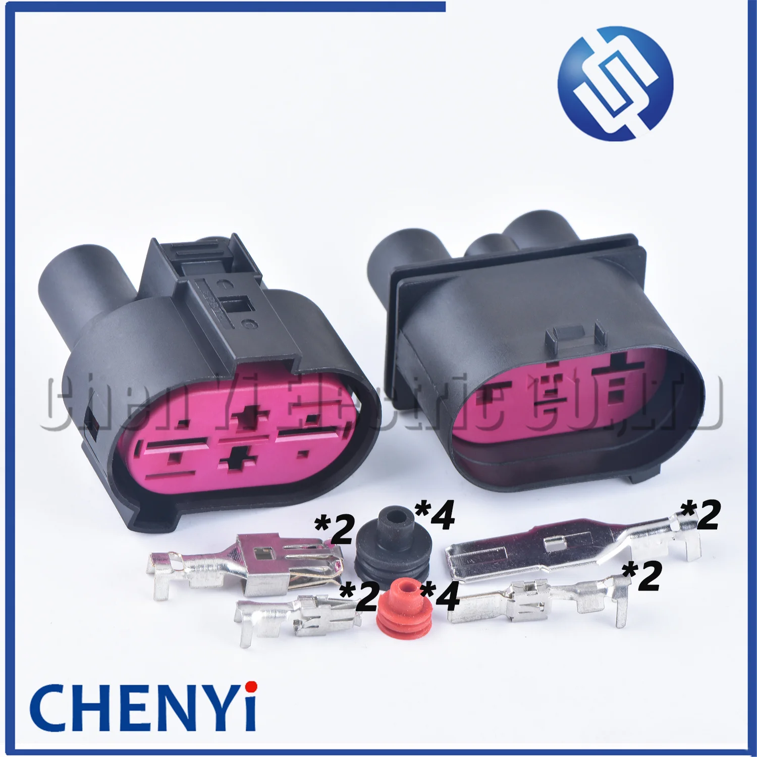 4-poliger Stecker für Kfz-Sauerstoffsensor, Lüfterkabelbaum, Stecker 1J0906444 1J0906234 1J0 906 234 A Image