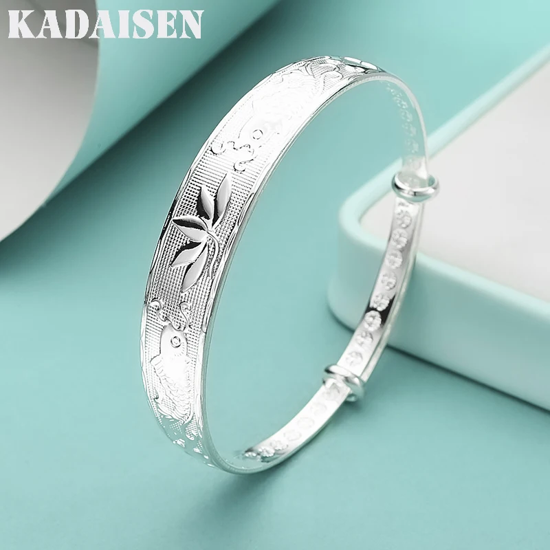 Heißer Charm-Trend: 925 Sterling Silber Fische-Lotus-Armbänder für Damen – Klassischer Modeschmuck für Party, Hochzeit und Geschenke