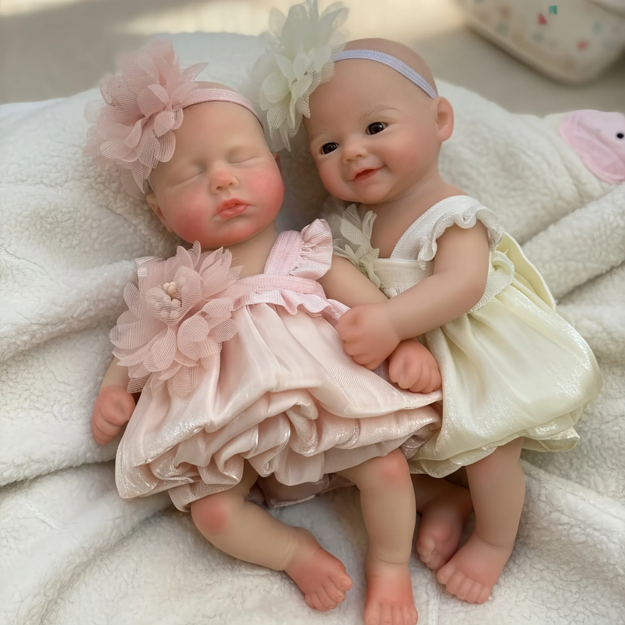 6 pouces/15CM corps complet Silicone Bebe Mini Reborn fille poupée imperméable bebe reborn de silicone à la main réaliste nouveau-né poupées