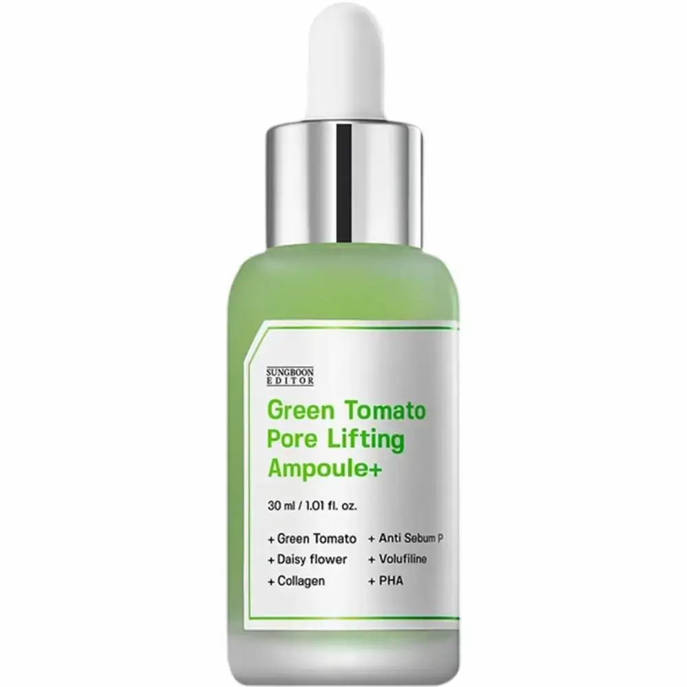 SUNGBOON EDITOR Green Tomato Pore Lifting Ampoule Siero viso 30 ml Fia