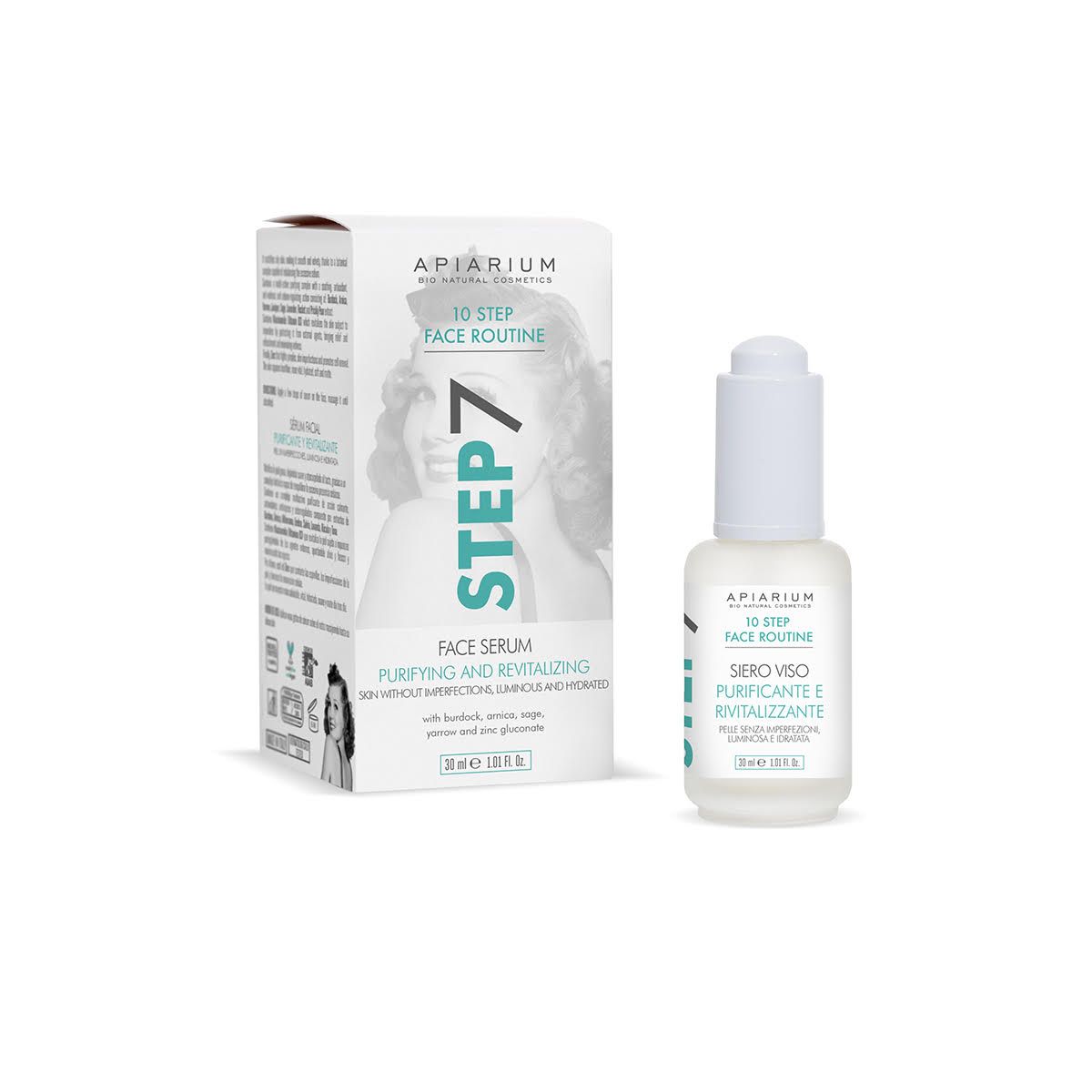 Apiarium Bio Siero Viso Purificante e Rivitalizzante Step 7 30 ml