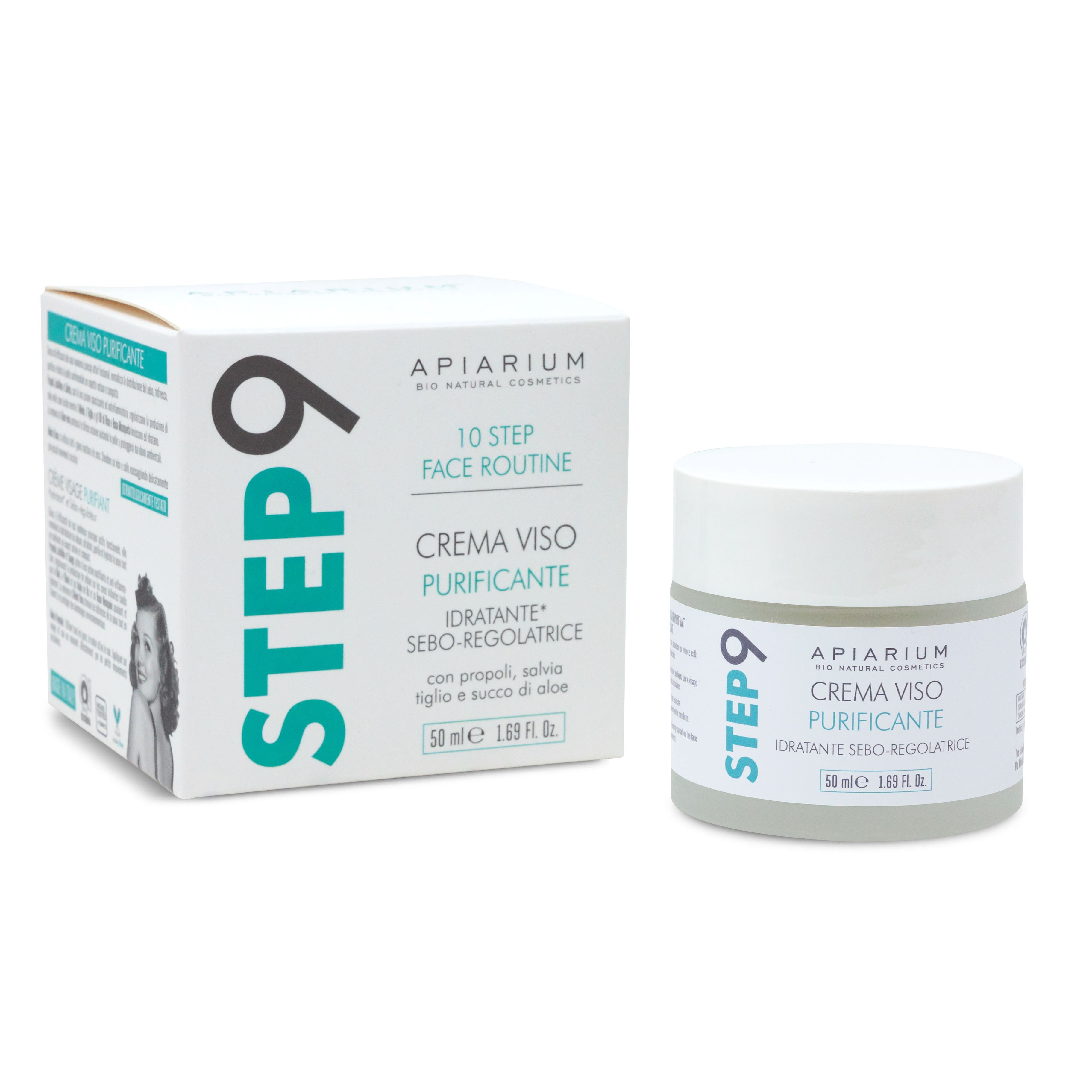 Apiarium Crema Viso BIO Pelli Miste e Grasse Step 9 50 ml giorno