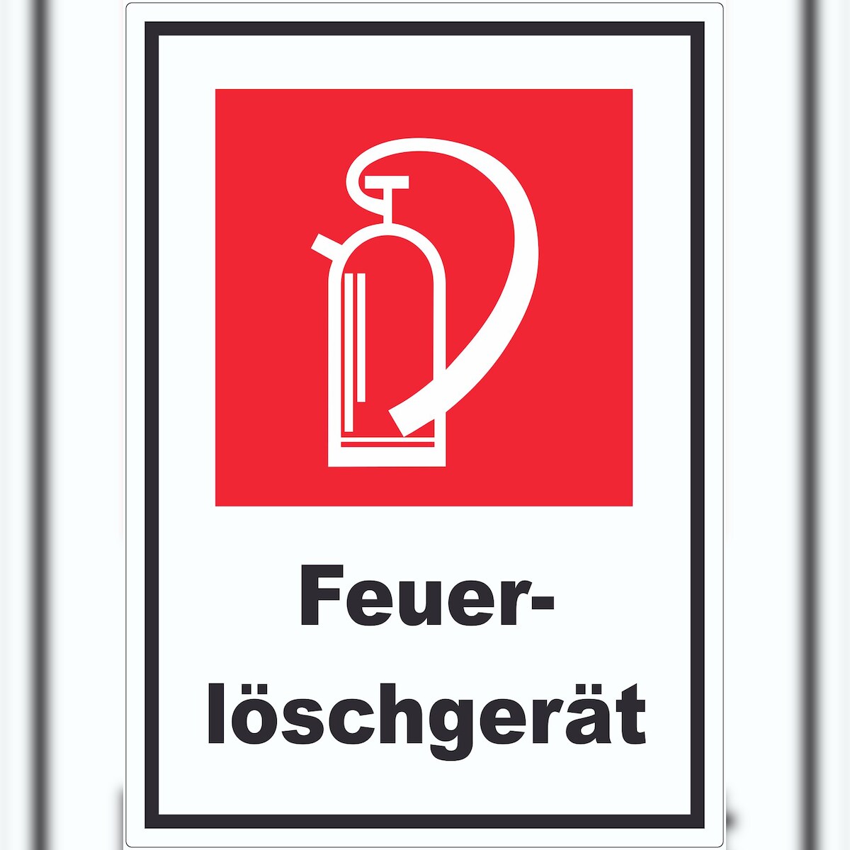 HB-Druck Feuerlöschgerät Aufkleber A2 (420x594mm) Image