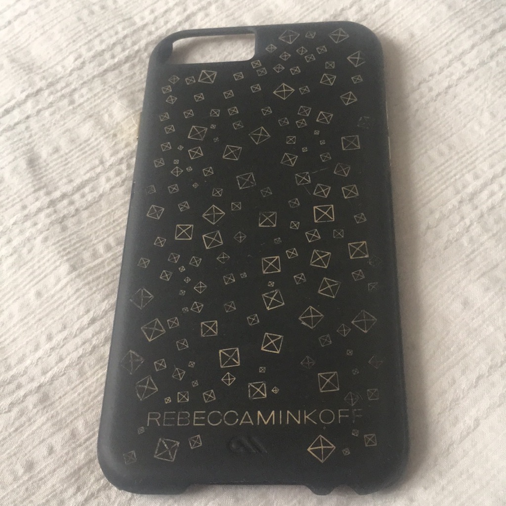 Rebecca Minkoff Accessories | Iphone 7 Case | Color: Black/Gold | Size: Os