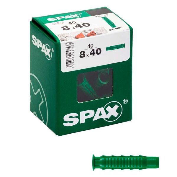 SPAX Betondübel »8x40 TYP-SD« 40 Stück grau