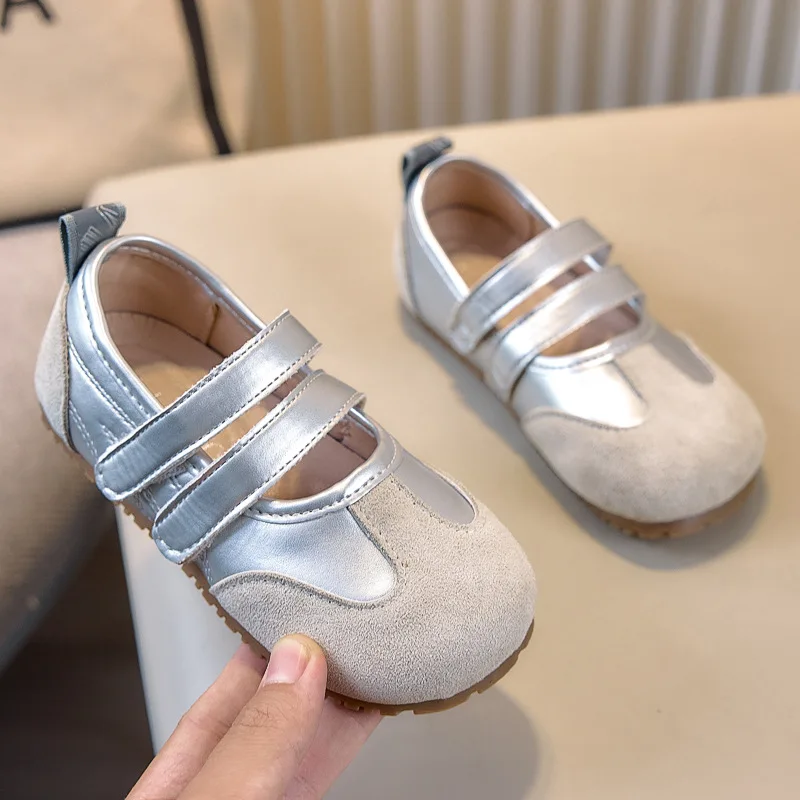 Wohnungen Kinder Sportschuhe Mode Turnschuhe Mädchen Casual Flache Loafer Schuhe 2025, Herbst Wanderschuhe